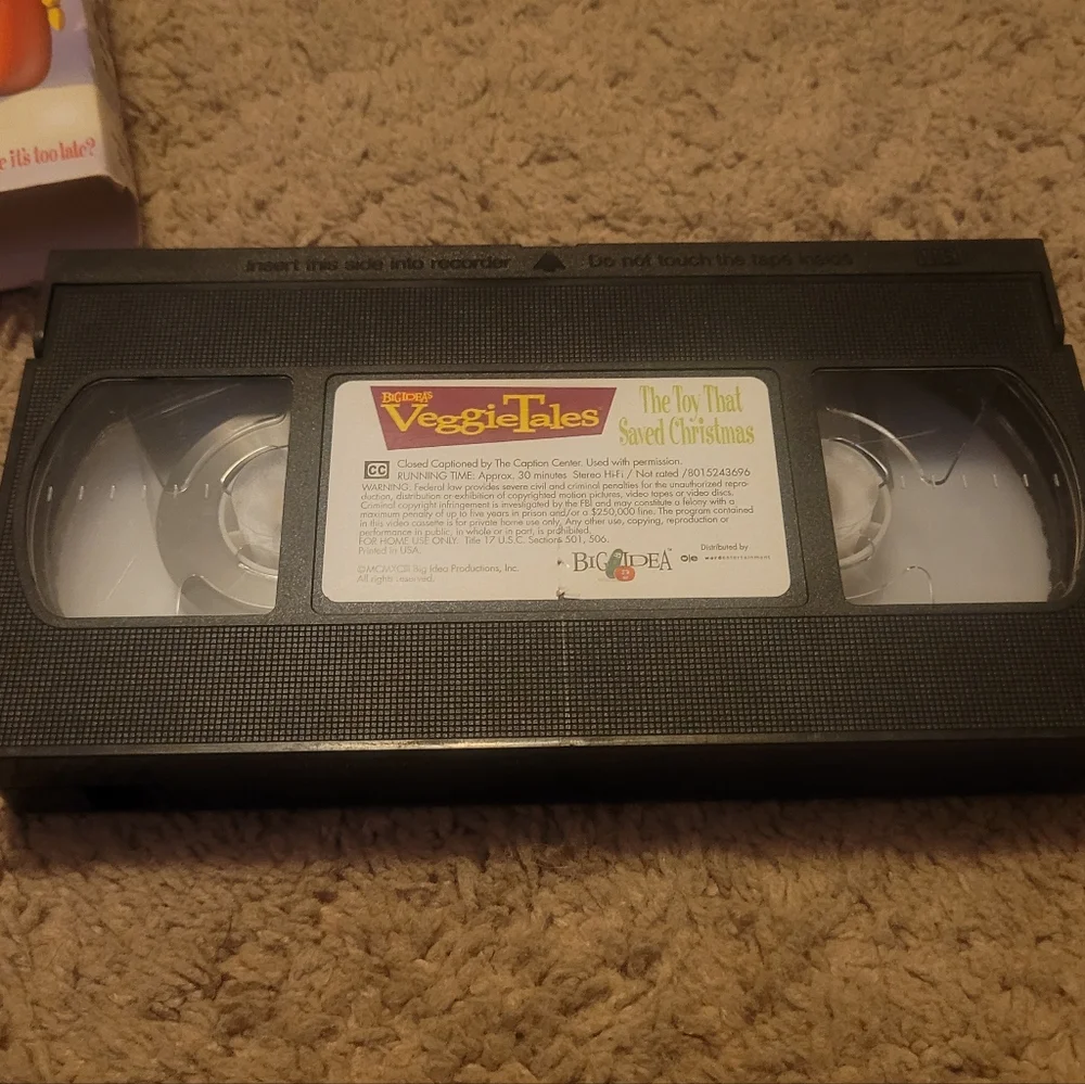 Kids Veggie Tales Video Vintage VHS Bundle